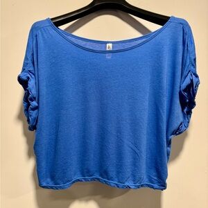Vibrant Blue Women's Crop Top